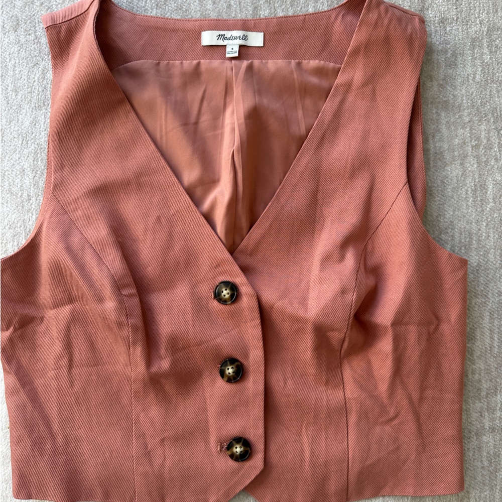 Madewell Dusty Rose Vest